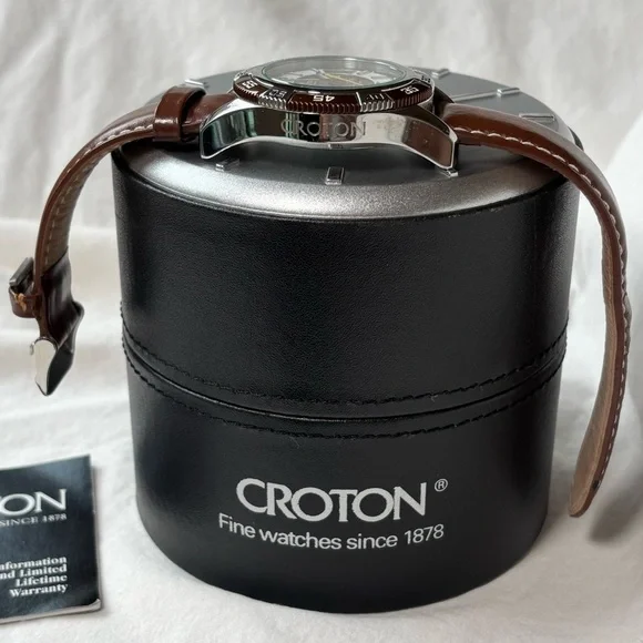 Croton Men's Watch Aquamatic CA301172 New Battery installed Works Great! - Picture 14 of 14